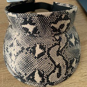 SNAKESKIN VISOR